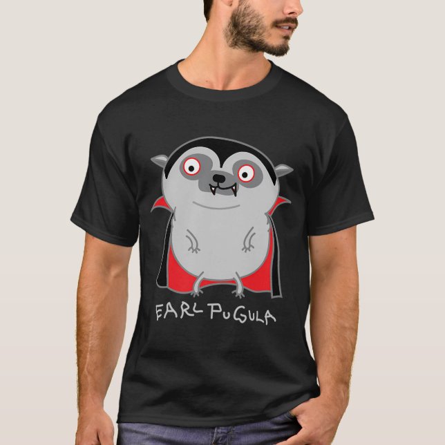 Halloween pug vampire T-Shirt (Front)