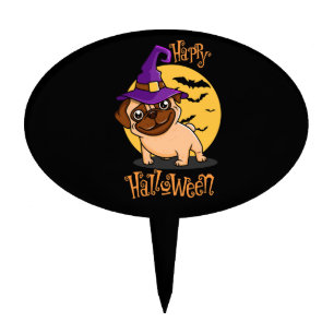 Halloween Puggy Cake Pick