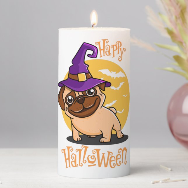 Halloween Puggy Candle (In Situ)
