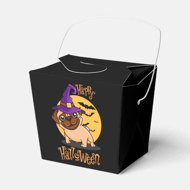 Halloween Puggy Favor Box (Front Side)