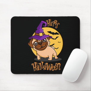 Halloween Puggy Mousepad