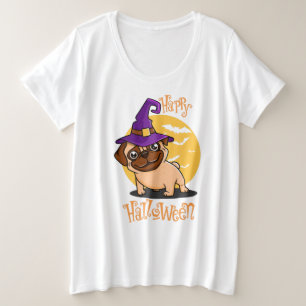 Halloween Puggy Plus-Size Shirt