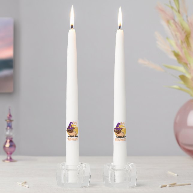 Halloween Puggy Taper Candles (In Situ)