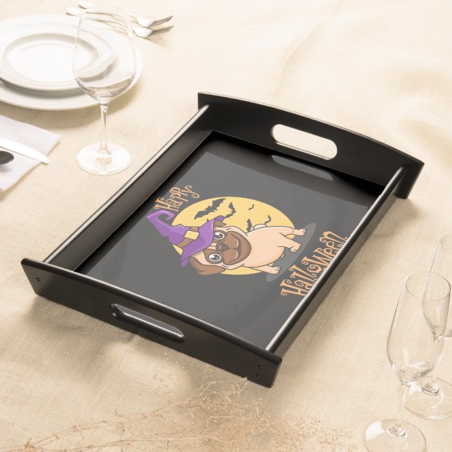 Halloween Puggy Tray (Front)