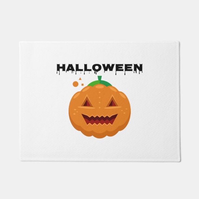 halloween pumkin doormat (Front)