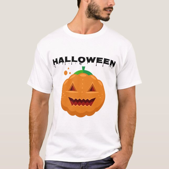 halloween pumkin T-Shirt (Front)