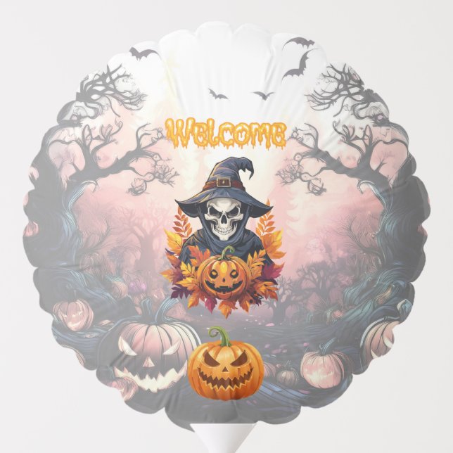 Halloween Pumpin Patch Balloon (Back)