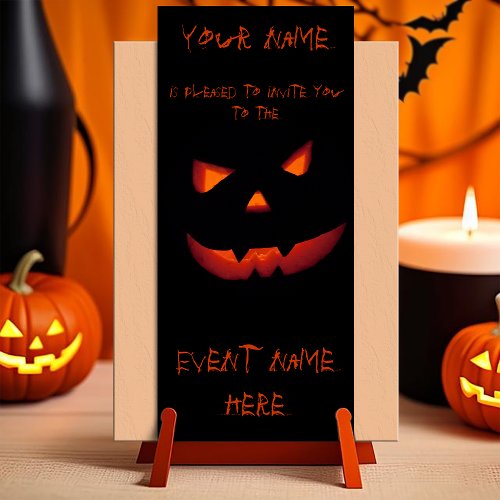 Halloween Pumpkin 001 Invitation