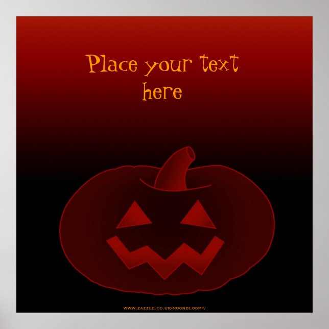 Halloween Pumpkin 002 Poster (Front)