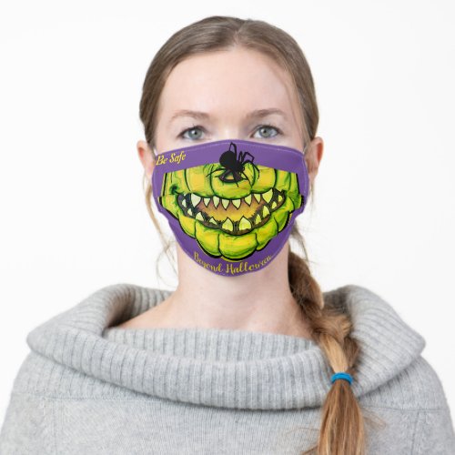 Halloween Pumpkin Adult Cloth Face Mask