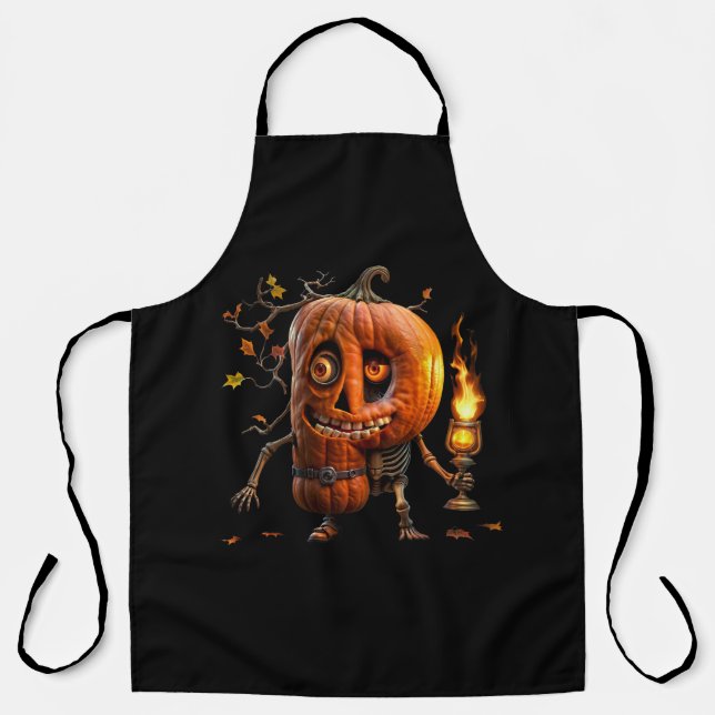 Halloween Pumpkin Apron (Front)