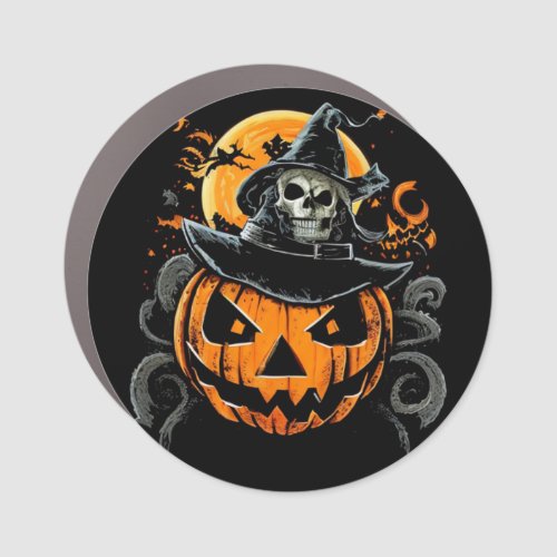 Halloweenpumpkinautumnfall  car magnet