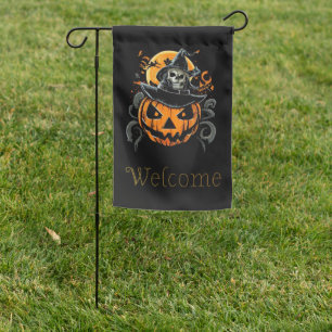 Halloween/pumpkin/autumn/fall garden flag