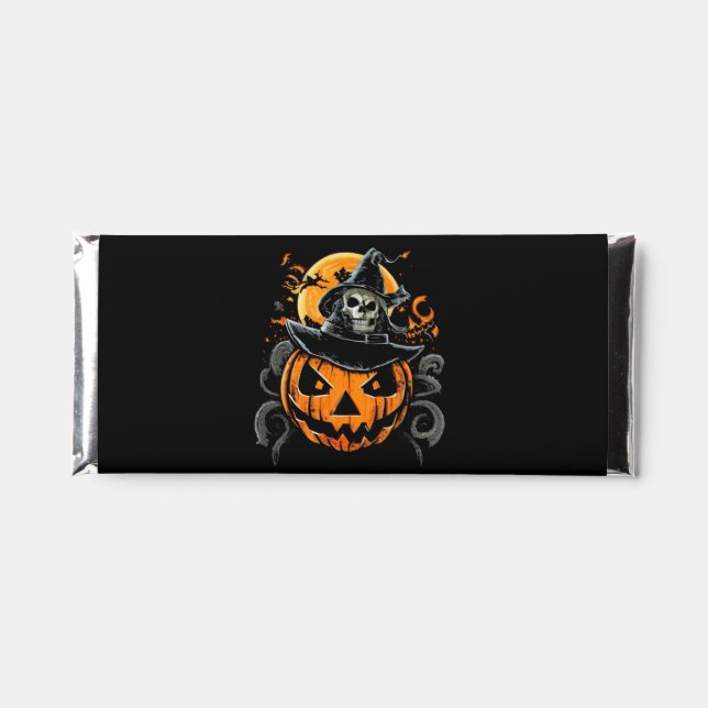 Halloween/pumpkin/autumn/fall  hershey bar favors (Front)