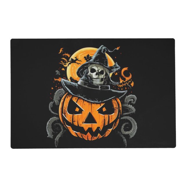 Halloween/pumpkin/autumn/fall  placemat (Front)