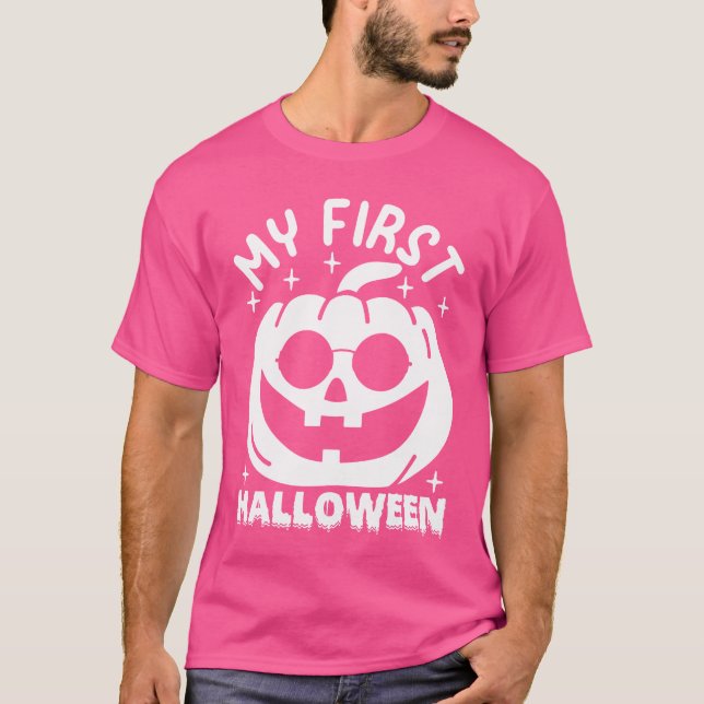 Halloween Pumpkin Baby My First Halloween girl T-Shirt (Front)