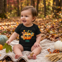 Halloween Pumpkin Baby Personalized Fall Outfit