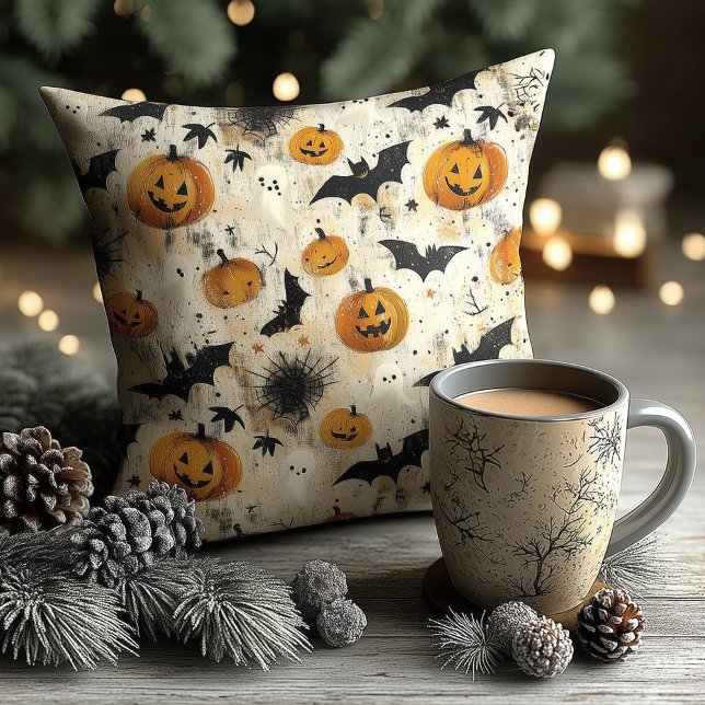 Halloween Pumpkin Baby Personalized Pillow (Creator Uploaded)