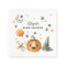 Halloween Pumpkin Baby Shower Paper Napkin