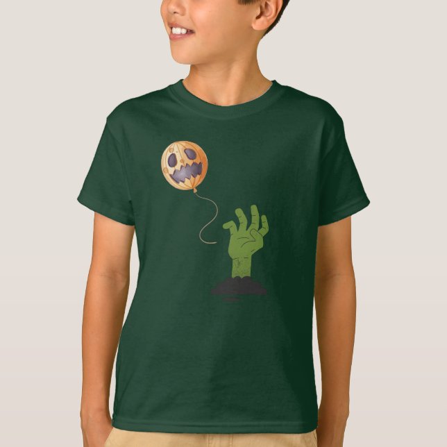 Halloween Pumpkin Balloon T-Shirt (Front)