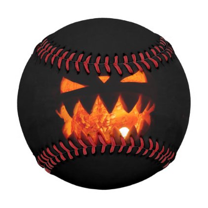 Halloween Pumpkin Baseball