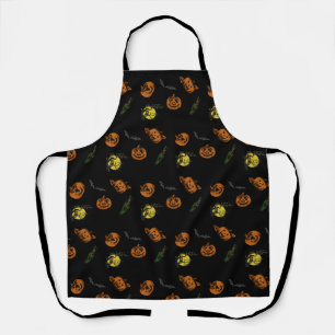 Halloween/pumpkin/bat   apron