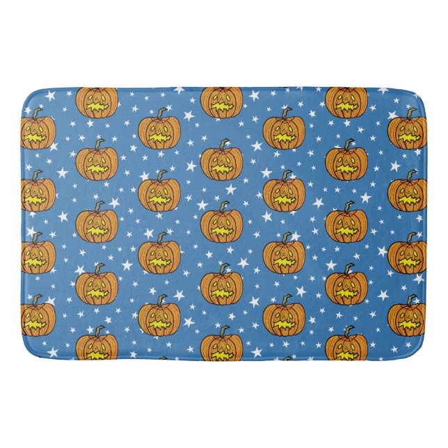 Halloween Pumpkin Bath Mat (Front)