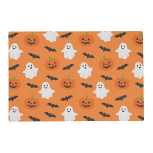 Halloween Pumpkin Bats Ghost Festive Mealtime Placemat