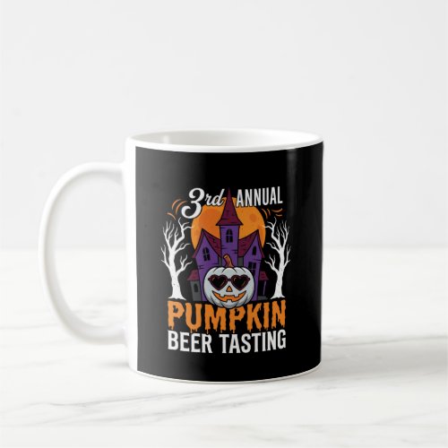 Halloween Pumpkin Beer Tasting Haunted House Coffee Mug