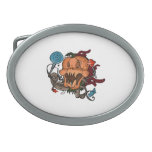 Halloween Pumpkin                        Belt Buckle