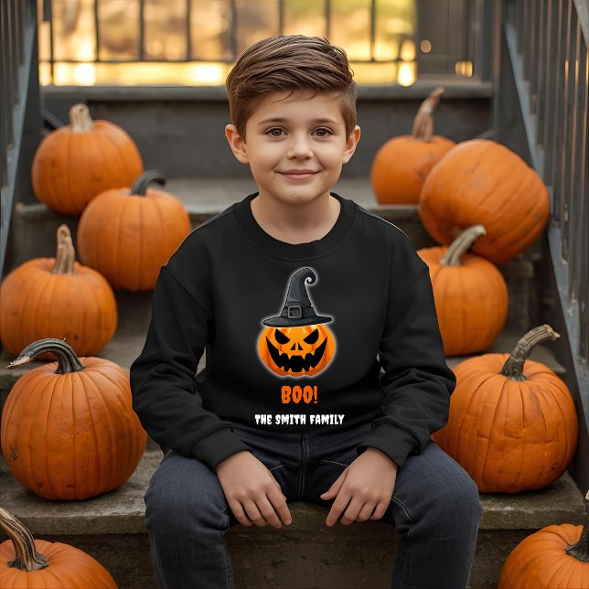 Halloween Pumpkin “BOO!” – Personalized Name Tri-Blend Shirts (Creator Uploaded)