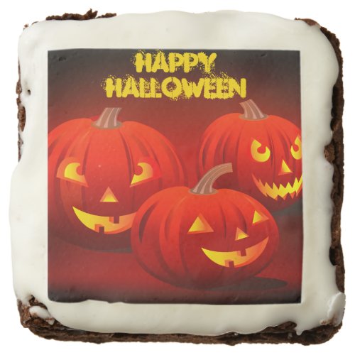 Halloween Pumpkin Brownie