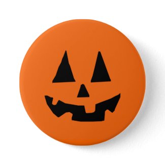 Halloween Pumpkin Button button