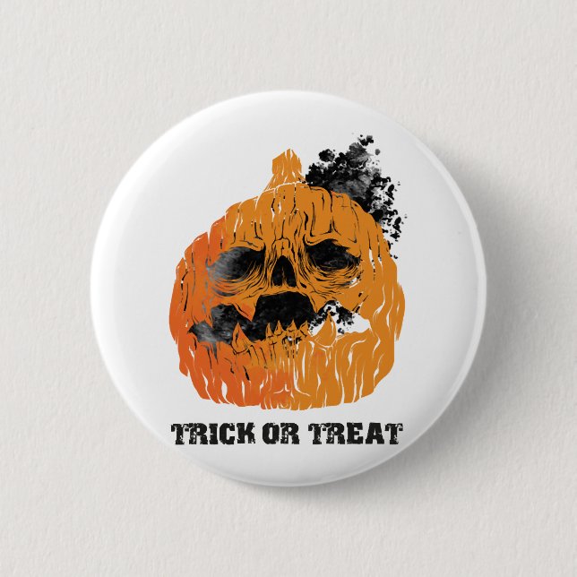Halloween  pumpkin button (Front)
