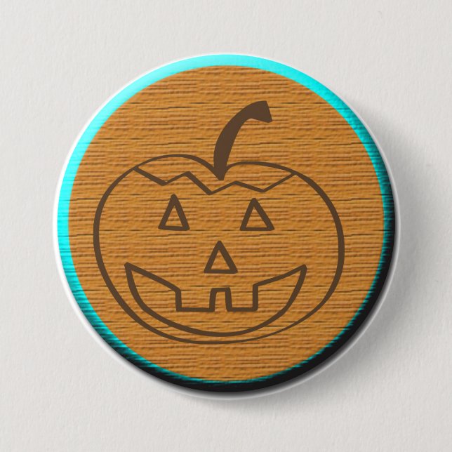 Halloween Pumpkin Button (Front)