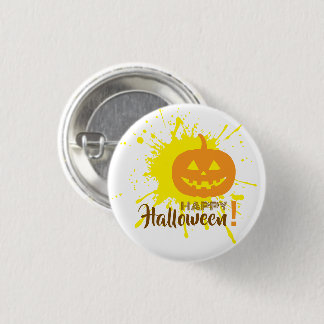 Halloween Pumpkin Button