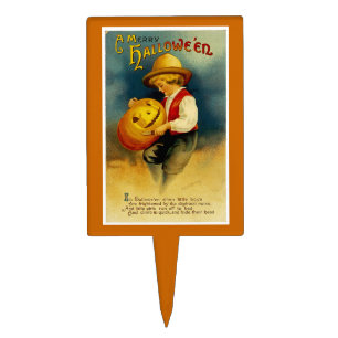 Halloween Pumpkin Cake Topper