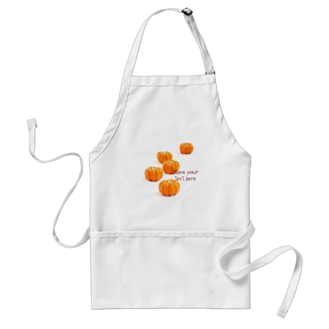 Halloween pumpkin candy adult apron (Front)