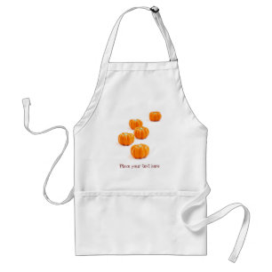 Halloween pumpkin candy adult apron