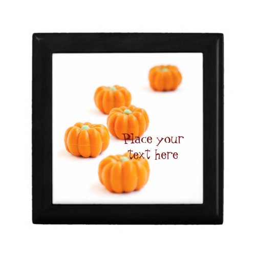 Halloween pumpkin candy jewelry box