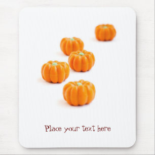 Halloween pumpkin candy mouse pad