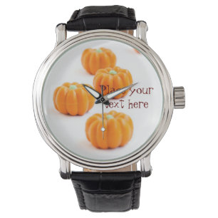 Halloween pumpkin candy watch