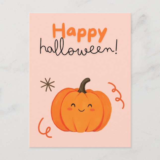halloween pumpkin card (Front)