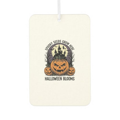 Halloween Pumpkin Castle Vintage Spooky Shirt_1 Air Freshener