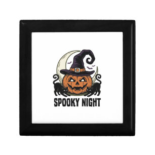 Halloween Pumpkin Cat Witch Hat Vintage Shirt_1 Gift Box