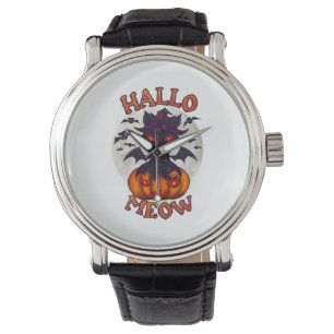 Halloween Pumpkin Catoween Watch