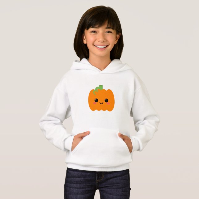 Halloween Pumpkin Costume, Cute Thanksgiving Hoodie (Front Full)