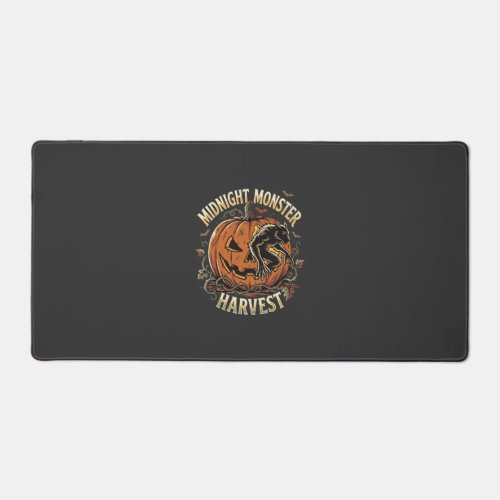 Halloween Pumpkin Creature Night Desk Mat
