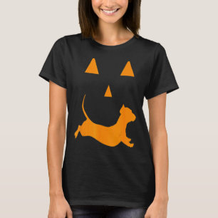 Halloween Pumpkin Dachshund Jack O Lantern  Costum T-Shirt