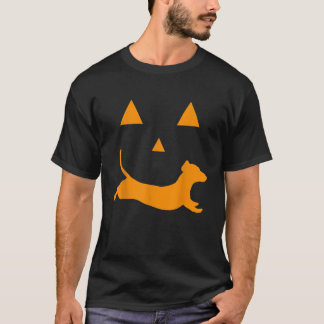 Halloween Pumpkin Dachshund Jackolantern T-Shirt